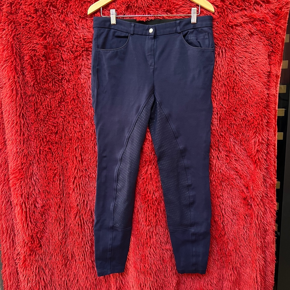 HR Farm Navy blue women's riding breeches full seat